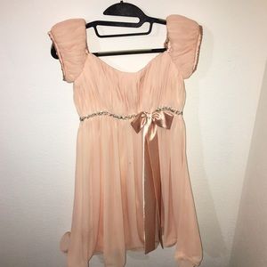 JJ’s House Pink Sequin Bow Dress